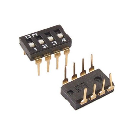 DIP-MS-4 Mini Switch 4...